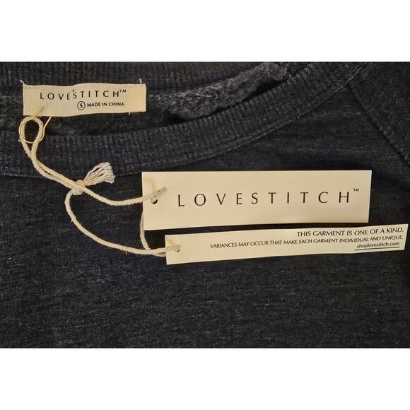 Lovestitch Good Waves Ombre Crew Neck Sweater - Picture 7 of 12